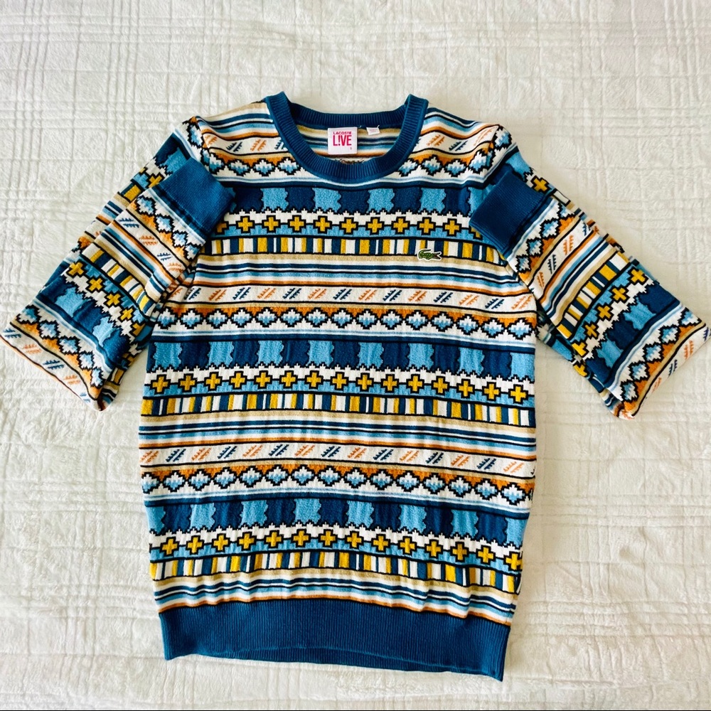 Lacoste Tribal Sweater Size 3